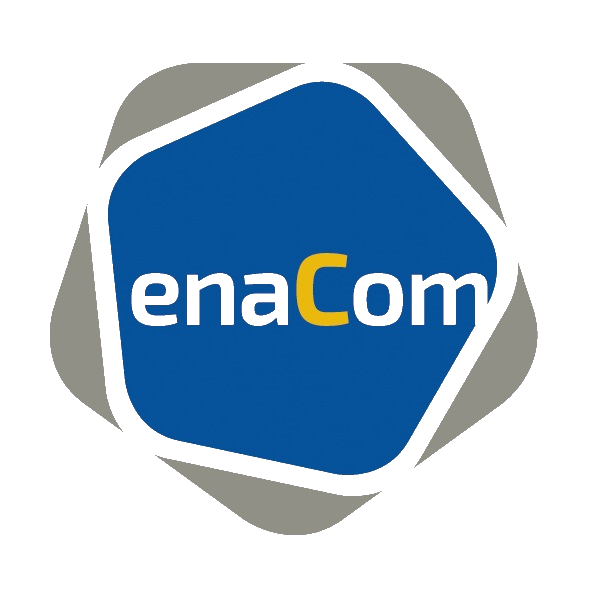 Das Bild zeiht das Logo von der enaCom.